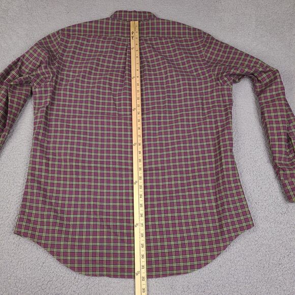 Ralph Lauren Shirt Mens Large Red Multicolor Plaid Button Down Long Sleeve - Picture 14 of 16
